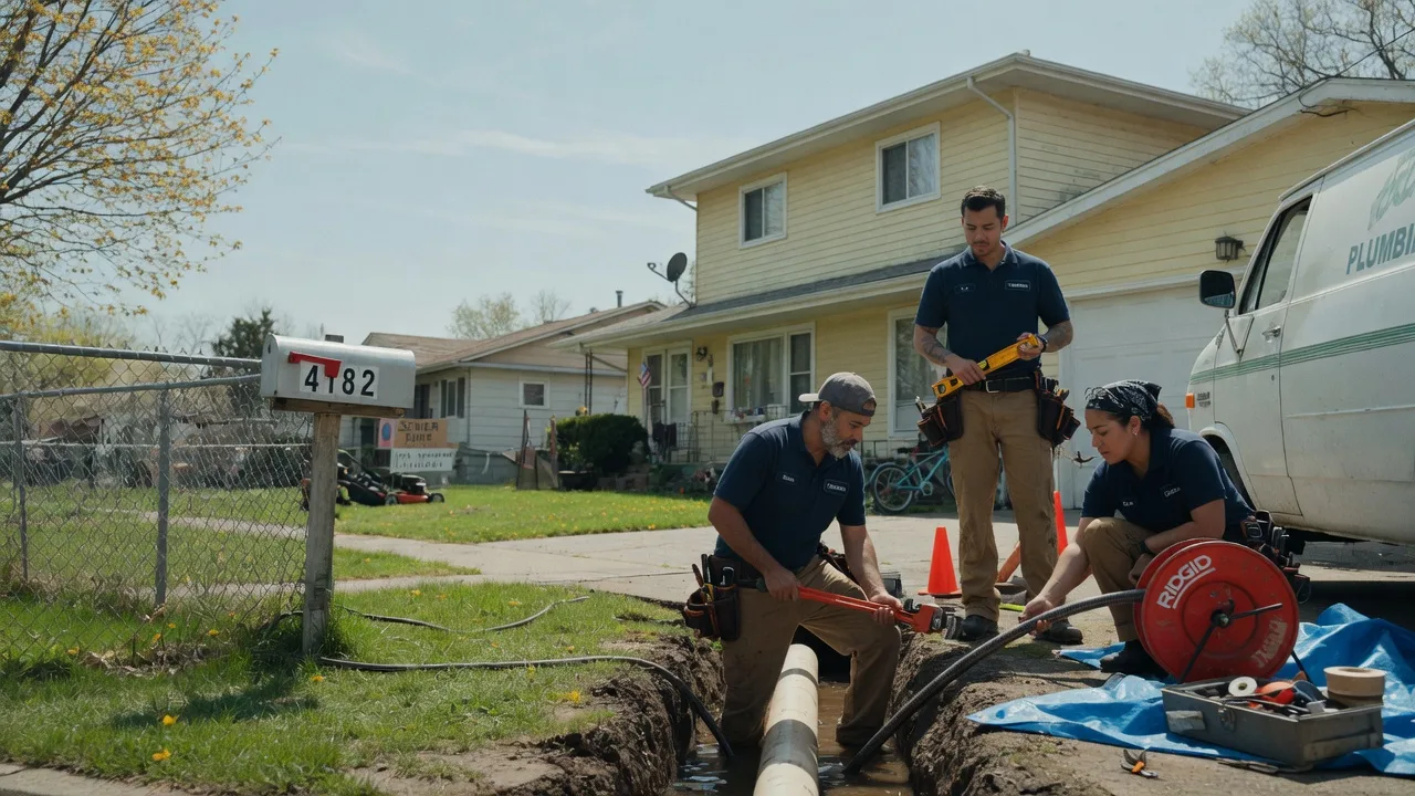 Gas Line Repair in Center Point, IA near me